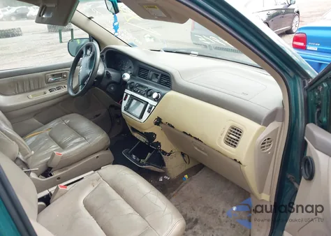 2002 Honda Odyssey Ex-L z USA, uszkodzony, nr VIN 2HKRL18982H553010